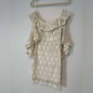 BANJUL White lace dress